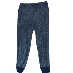 Oiselle Heathered Blue Lux Joggers Size XL